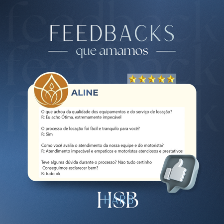 Feedback de Aline